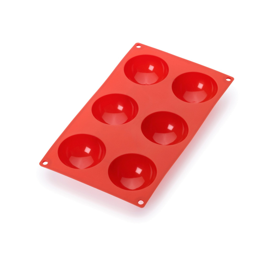 Moule Sphérique En Silicone - 8 Cavités De 6,5 Cm - Pour Boules De Chocolat, Mousse, Glaçons - Facile à Démouler Et Lavable Au Lave-vaisselle