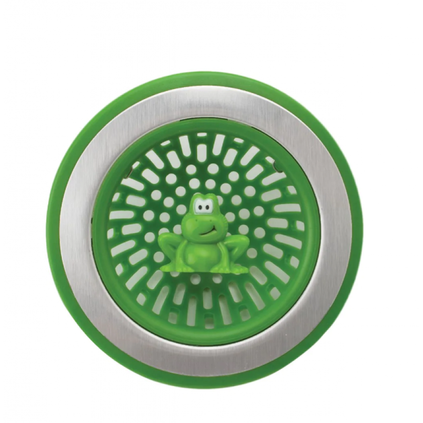 CRÉPINE POUR ÉVIER GRENOUILLE RIBBIT