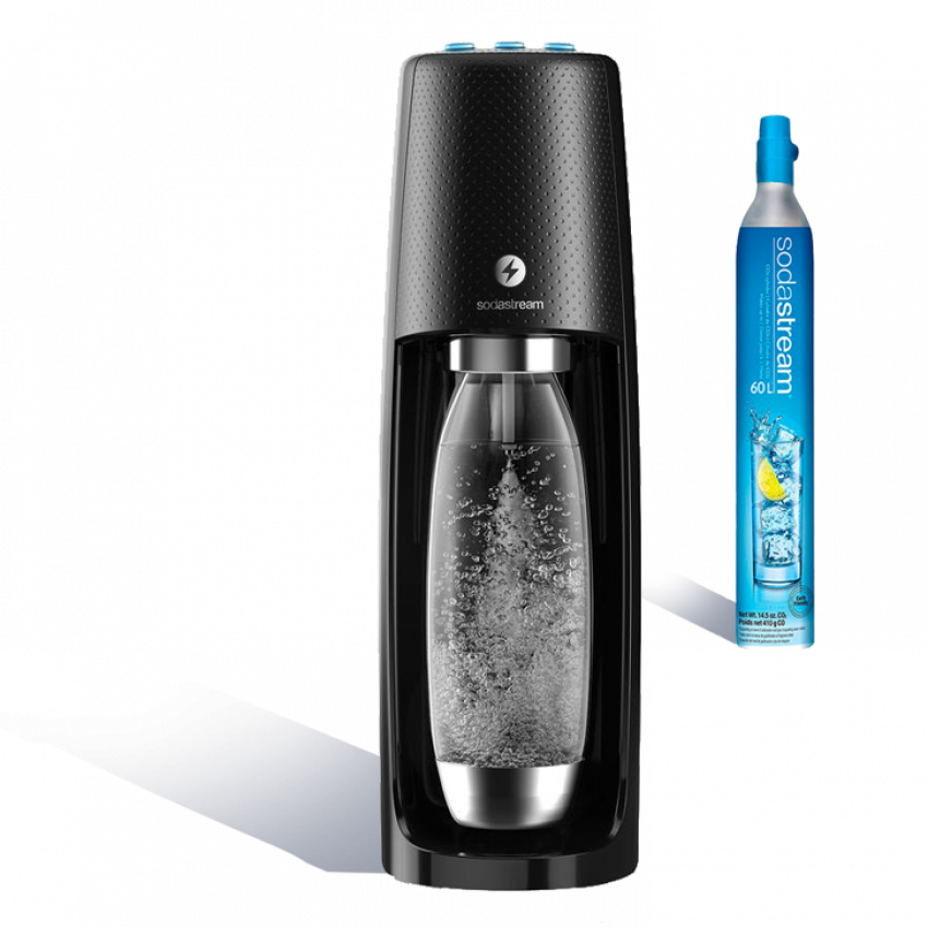 MACHINE À EAU PÉTILLANTE ÉLECTRIQUE NOIRE FIZZI ONE TOUCH