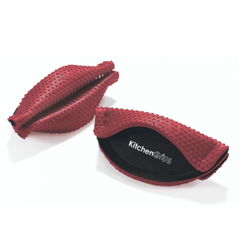 SUPPORTS À POIGNÉES COURTES 11.5 CM ROUGE 2 PIÈCES