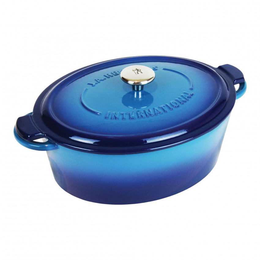 COCOTTE EN FONTE OVALE 4.4L BLEU HENCKELS