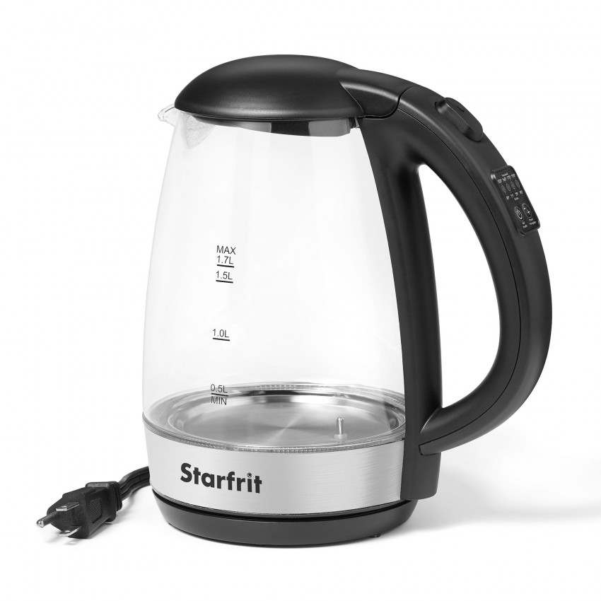 BOUILLOIRE 1.7L EN VERRE À CONTRÔLE VARIABLE 1500W