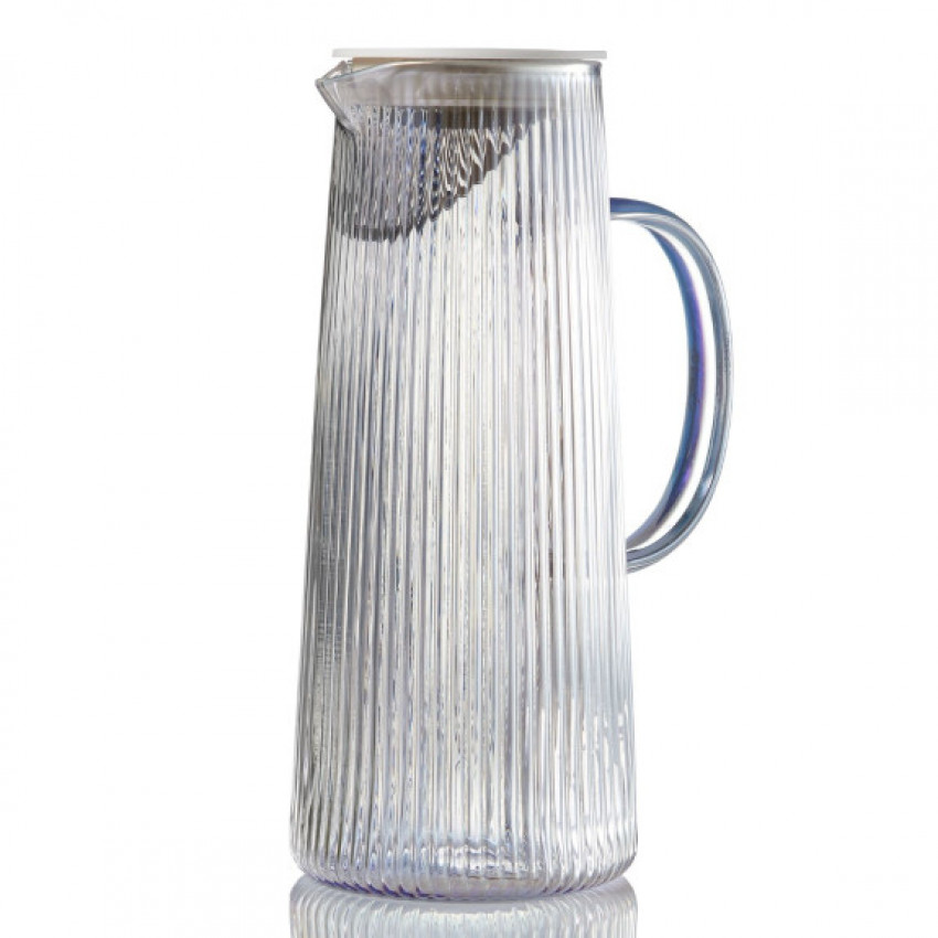 PICHET 750ML AVEC COUVERCLE PASSOIRE STRIPE