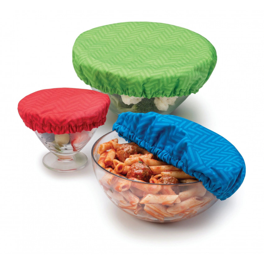 COUVERCLES DE BOLS ELASTIQUES PAQUET DE 3