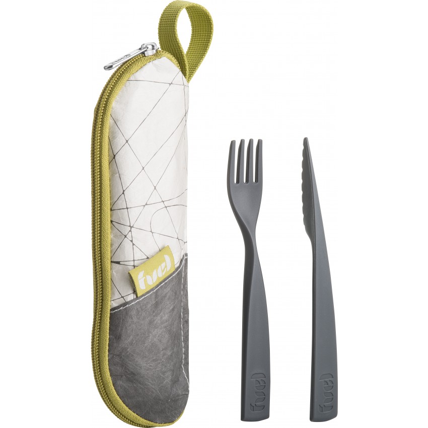USTENSILES 2 PIÈCES AVEC ÉTUI FUEL TM