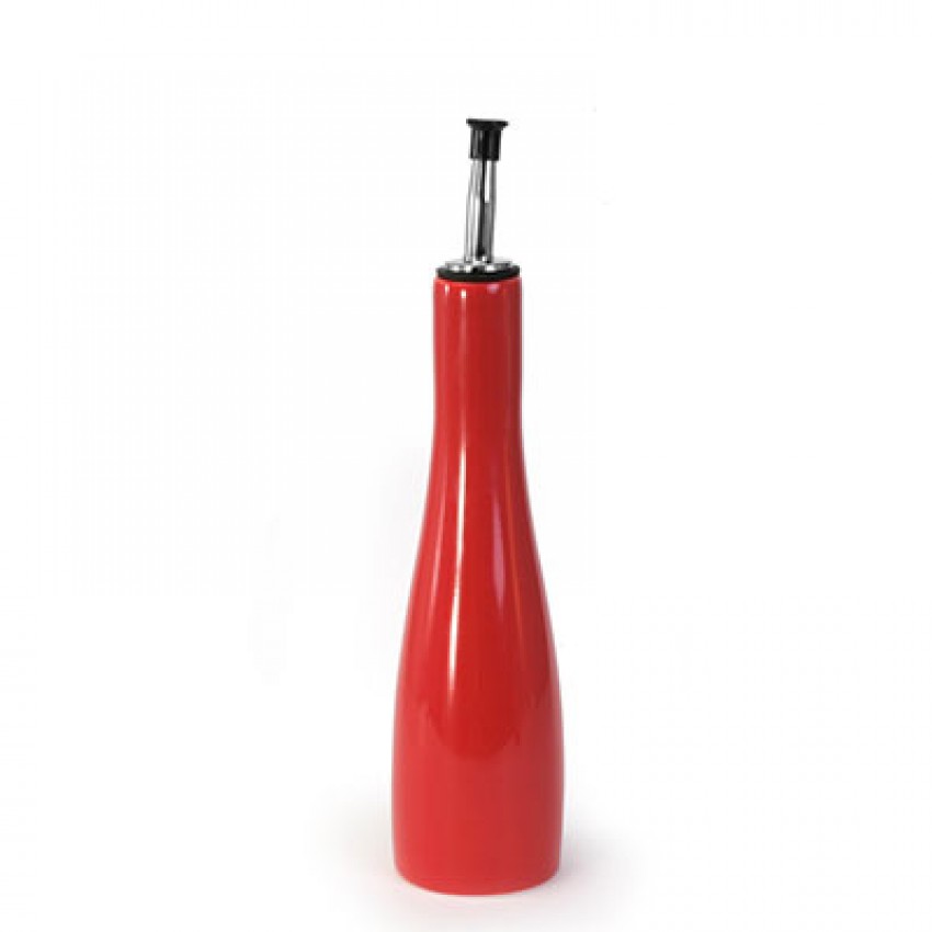 BOUTEILLE VINAIGRE / HUILE 300 ML 23 CM ROUGE BIA