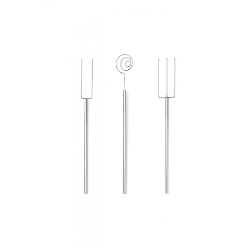 FOURCHETTE À CHOCOLAT JEU DE 3