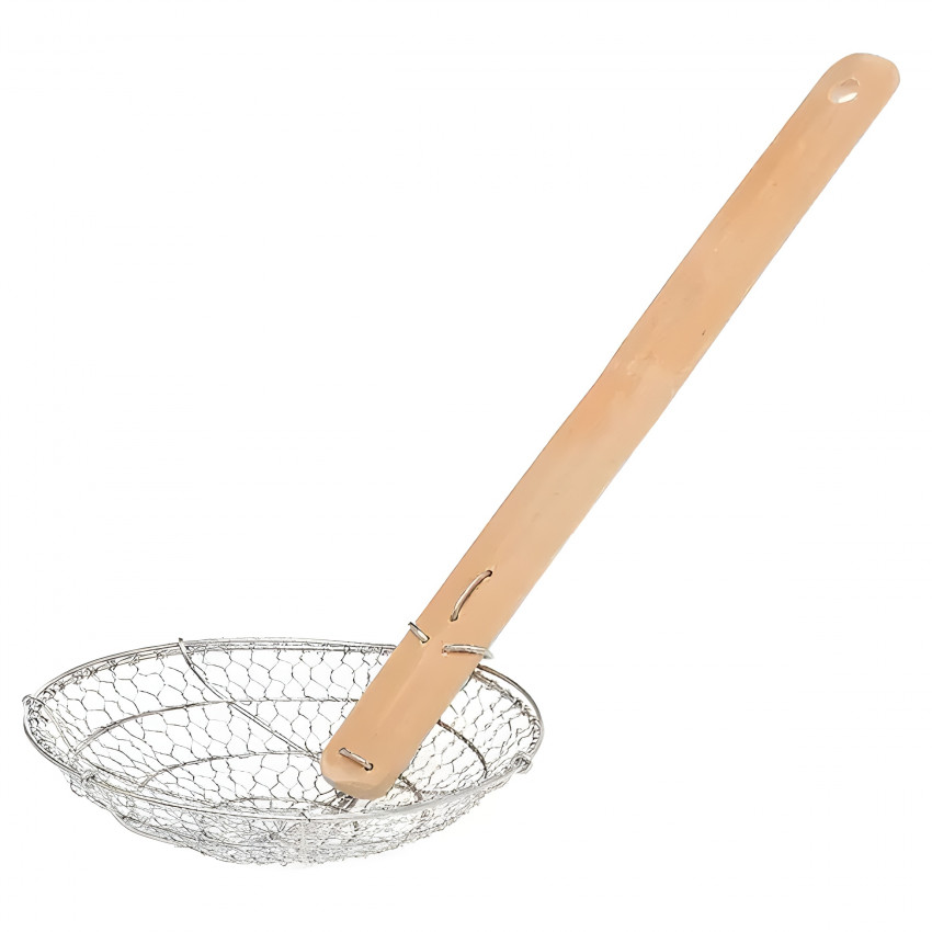 ÉCUMOIRE BAMBOO ET STAINLES 15CM