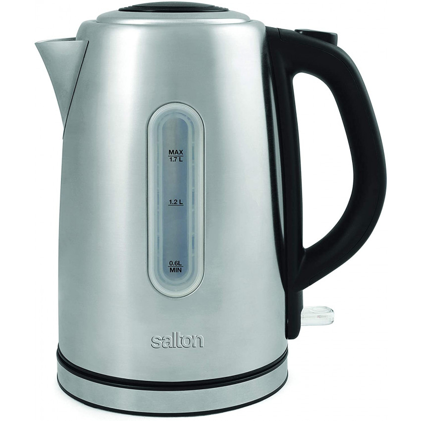 BOUILLOIRE EN ACIER INOX 1.7L SANS FIL 1500 WATTS