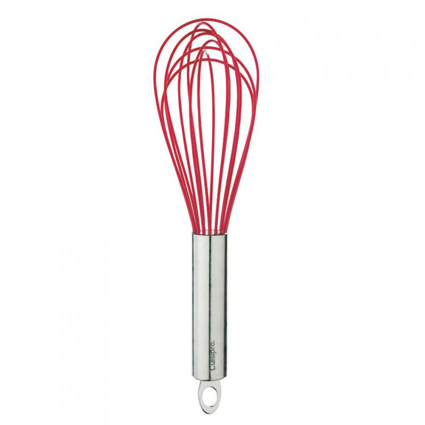 FOUET EN SILICONE 25.4CM ROUGE CUISIPRO