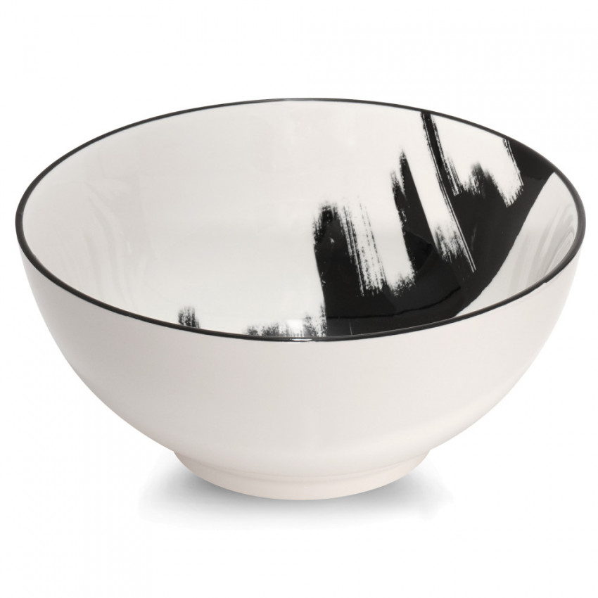 BOL 15CM TOUR ENCRE BLANC