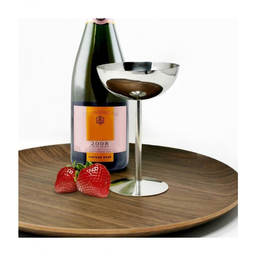 COUPE EN ACIER INOX POUR CHAMPAGNE/DESSERT/CREVETTES