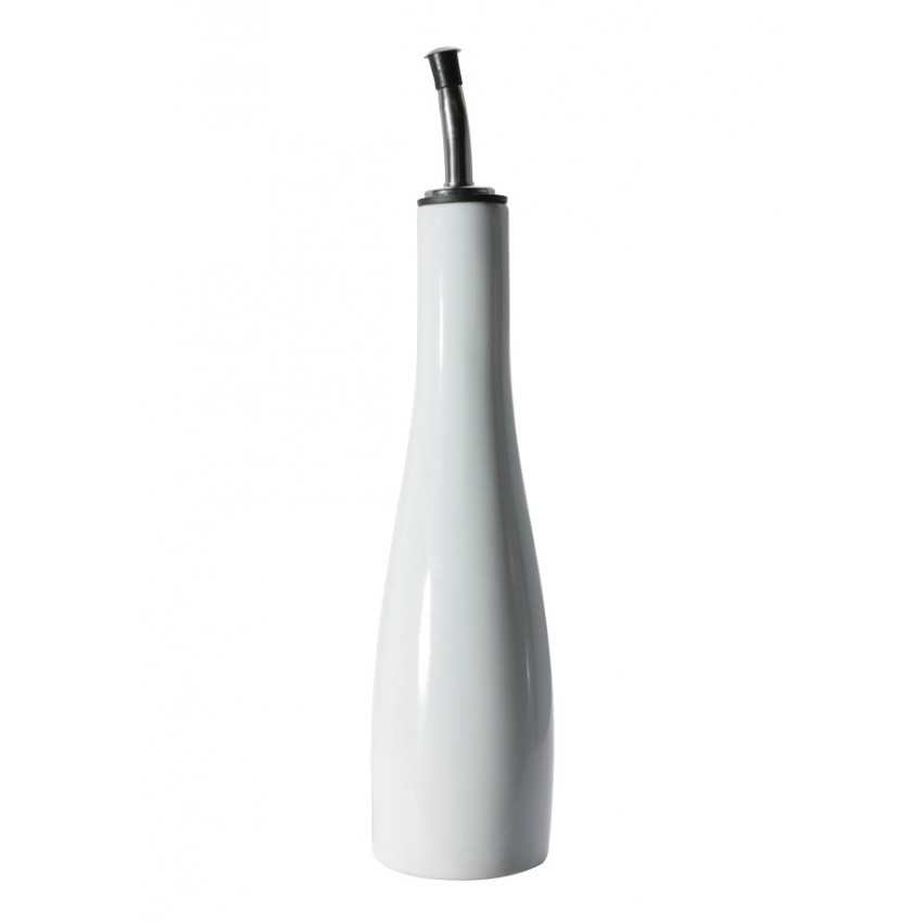 BOUTEILLE VINAIGRE/HUILE PORCELAINE 300 ML BLANC BIA