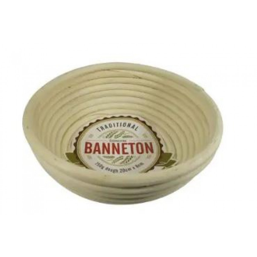 PANIER À PAIN ROND 25 CM X 8.5 CM BANNETON