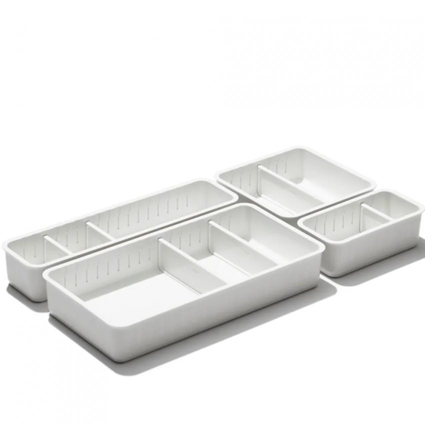 RANGEMENTS AJUSTABLES DE TIROIR 4 PIÈCES OXO