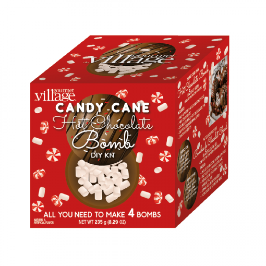ENSEMBLE POUR BOMBES DE CHOCOLAT CHAUD CANNE DE NOEL