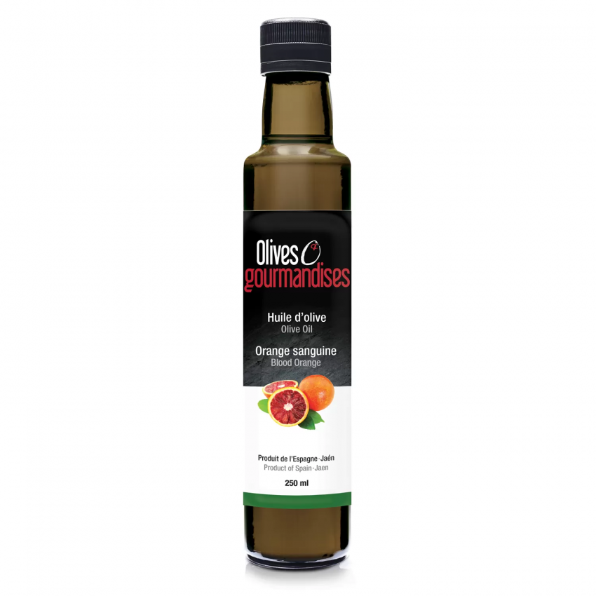 HUILE D'OLIVE À L'ORANGE SANGUINE 100ML OLIVES&GOURMANDISES