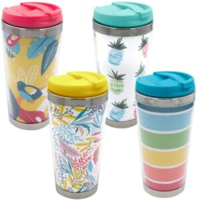 TASSE DE VOYAGE À DOUBLE PAROI EN ACIER INOXYDABLE 450ML_