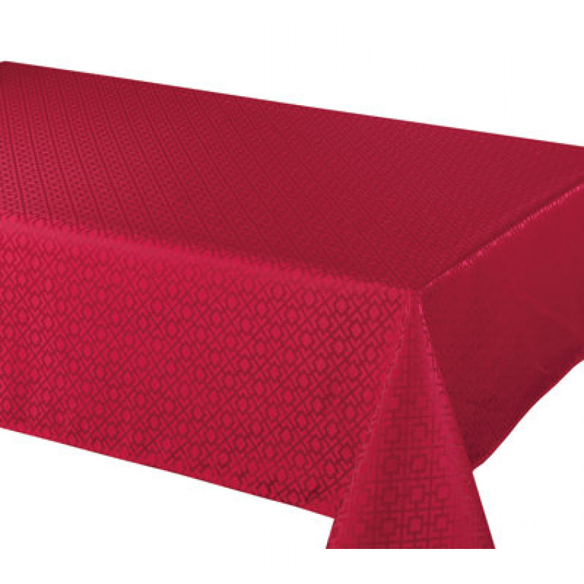 NAPPE RONDE 60 PO QUAD ROUGE