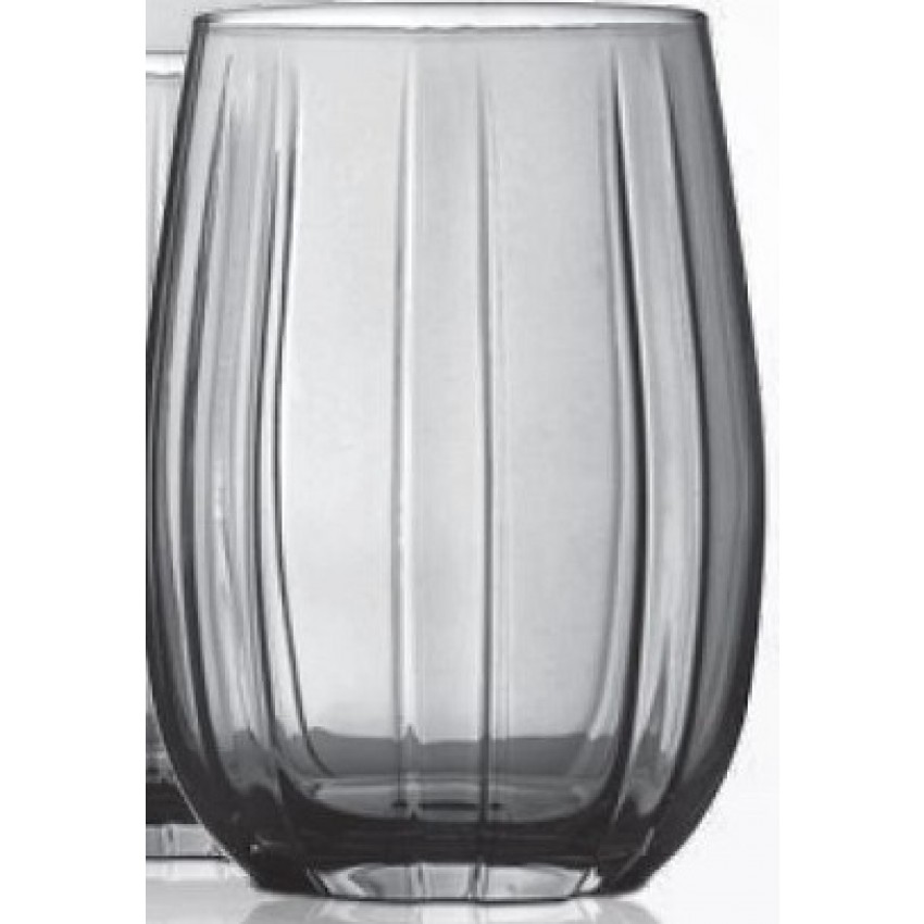 ENSEMBLE DE 4 VERRES FUMÉ DE FORME BASSE 380 ML LOTUS