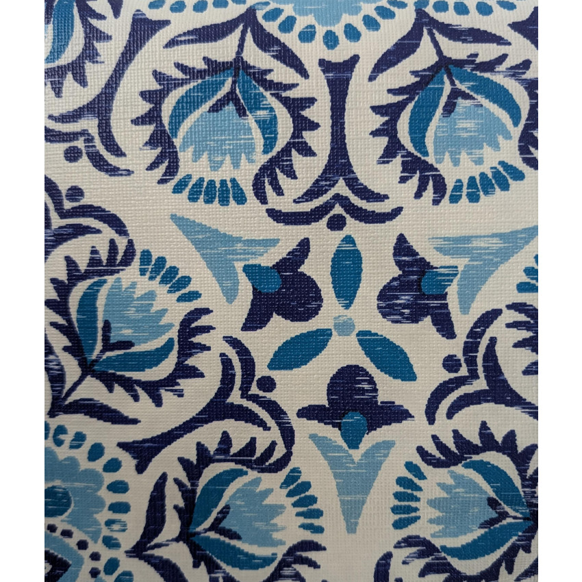 NAPPE EN PEVA 60 X 84 POUCES FLORENTINE BLEU