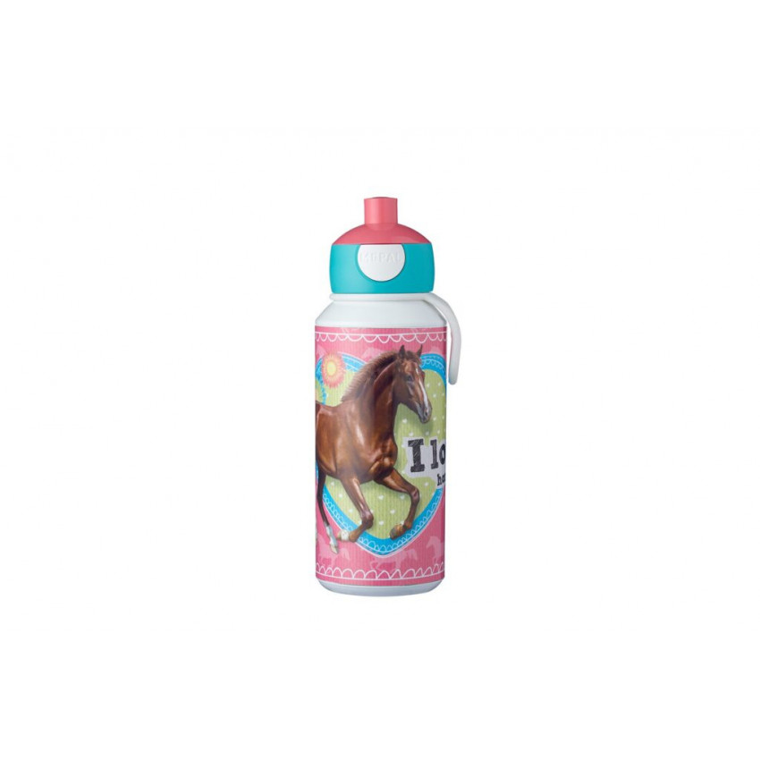 GOURDE POP-UP 400ML I LOVE MY HORSE CAMPUS