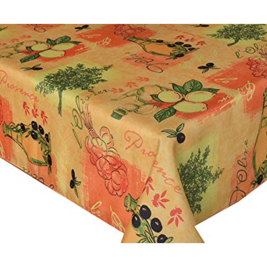 NAPPE 58 X 94 POUCES SORBET JAUNE