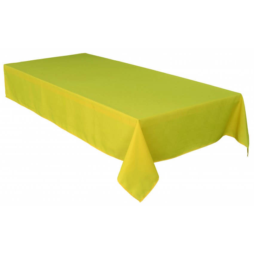 NAPPE RONDE 58 PO JAUNE SOFT TOUCH