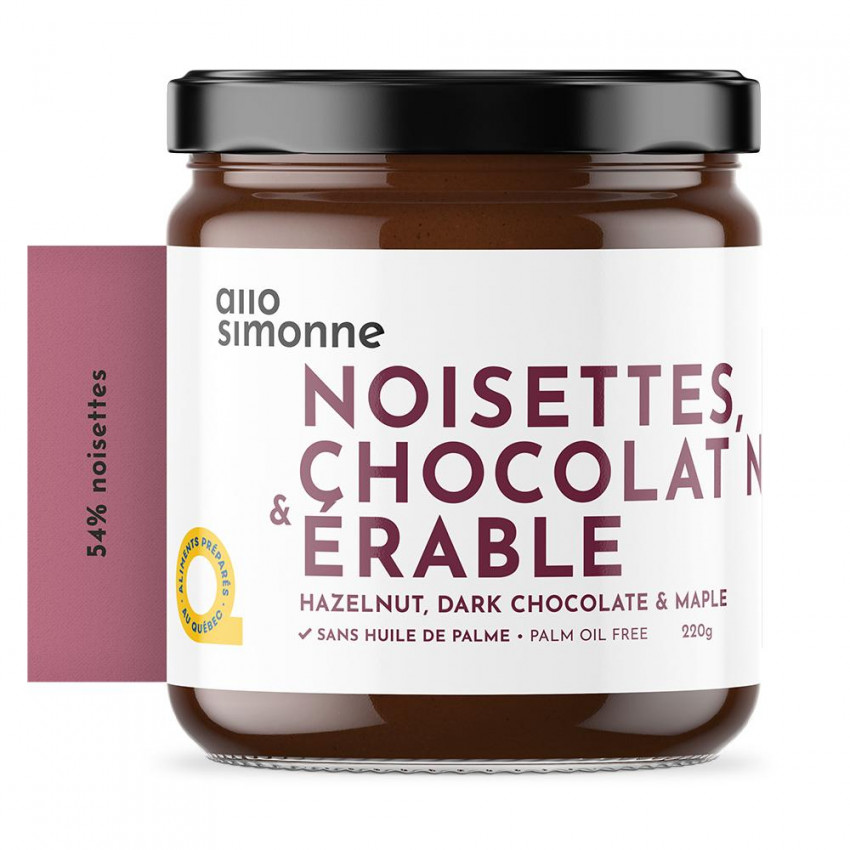TARTINADE CHOCOLAT NOIR & ÉRABLE 220G ALLO SIMONNE