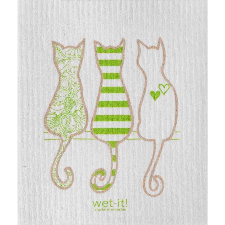 TISSU STYLE ESSUIE TOUT CHAT