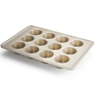 Ustensiles de pâtisserie - Moule à muffins en silicone antiadhésif pour  cupcakes miniatures