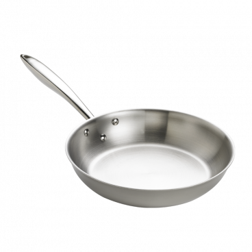 POÊLON 20CM EN ACIER INOX 3 PLIS