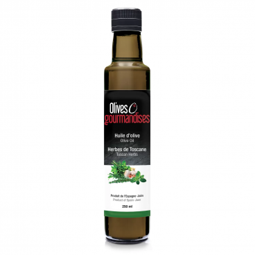 HUILE D'OLIVE AUX HERBES TOSCANE 100ML OLIVES&GOURMANDISES