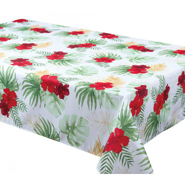 NAPPE 58 X 94 PO MAUI BLANC