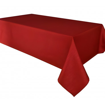 NAPPE 54 X 72 PO SHIMMER ROUGE