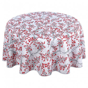 NAPPE RONDE 70 PO BERRIES ROUGE