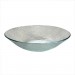 BOL DE SERVICE EN VERRE GIVRÉ 27.5 CM X 7 CM 