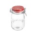 POT À CLIP COUVERT CÉRAMIQUE ROUGE 1 L