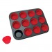 MOULE MUFFIN / CUP SILICONE POUR 12