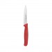 COUTEAU DROIT 10.16 CM ROUGE